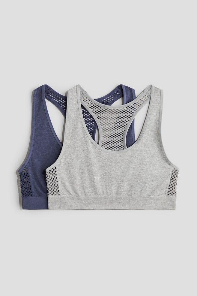 

Упаковка из 2 топов бесшовных H&M, серый