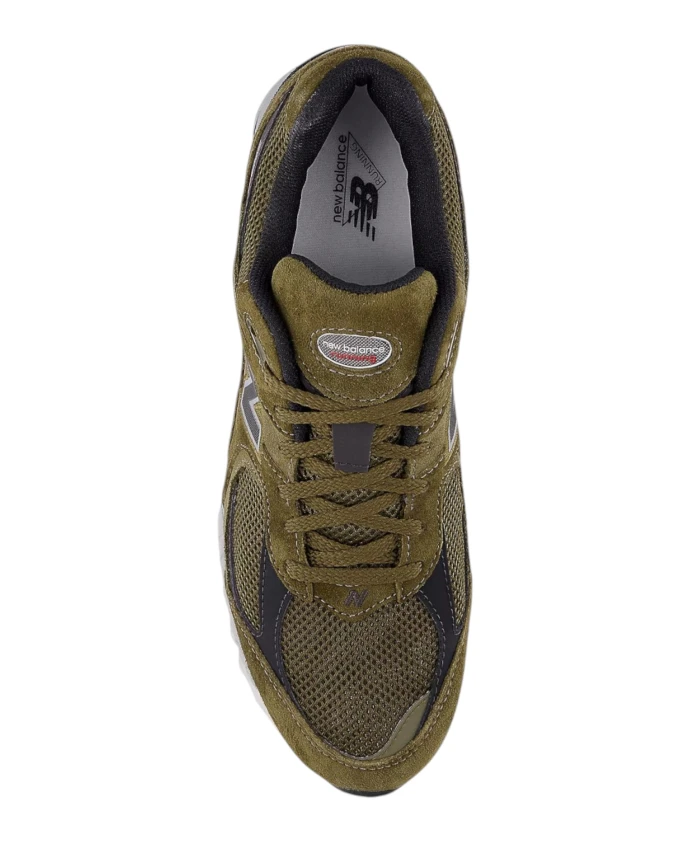 Зеленые кроссовки 2002r в лесном стиле New Balance, зеленый — фото 4
