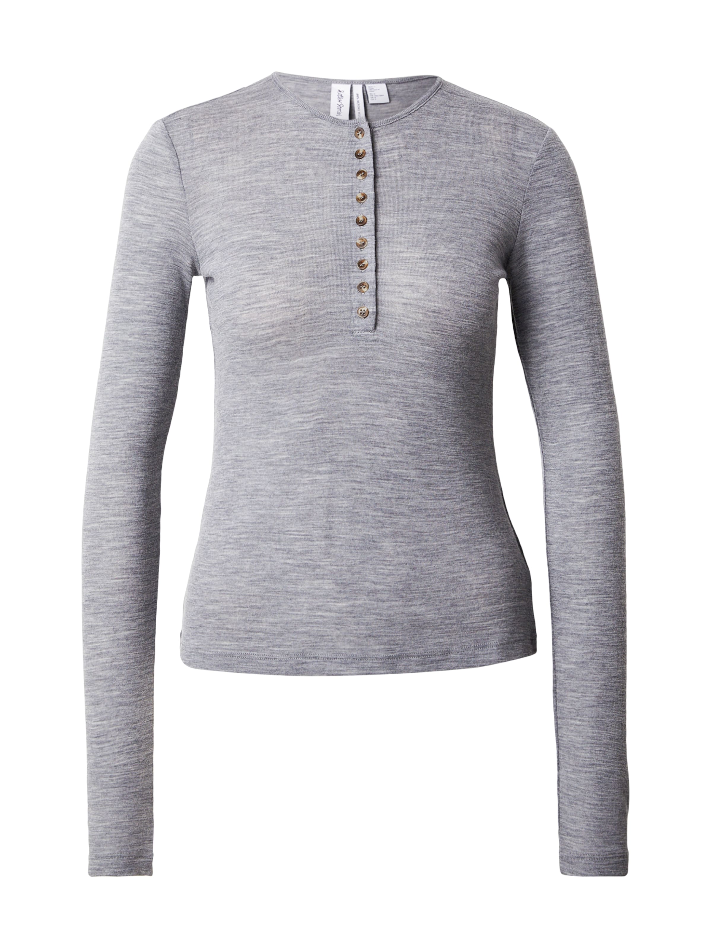 

& Other Stories Лонгслив в крапинку серого цвета