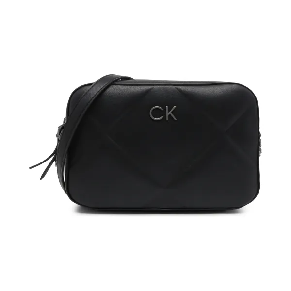 

Сумка через плечо Quilt для фотоаппарата с повторным замком Calvin Klein, черный