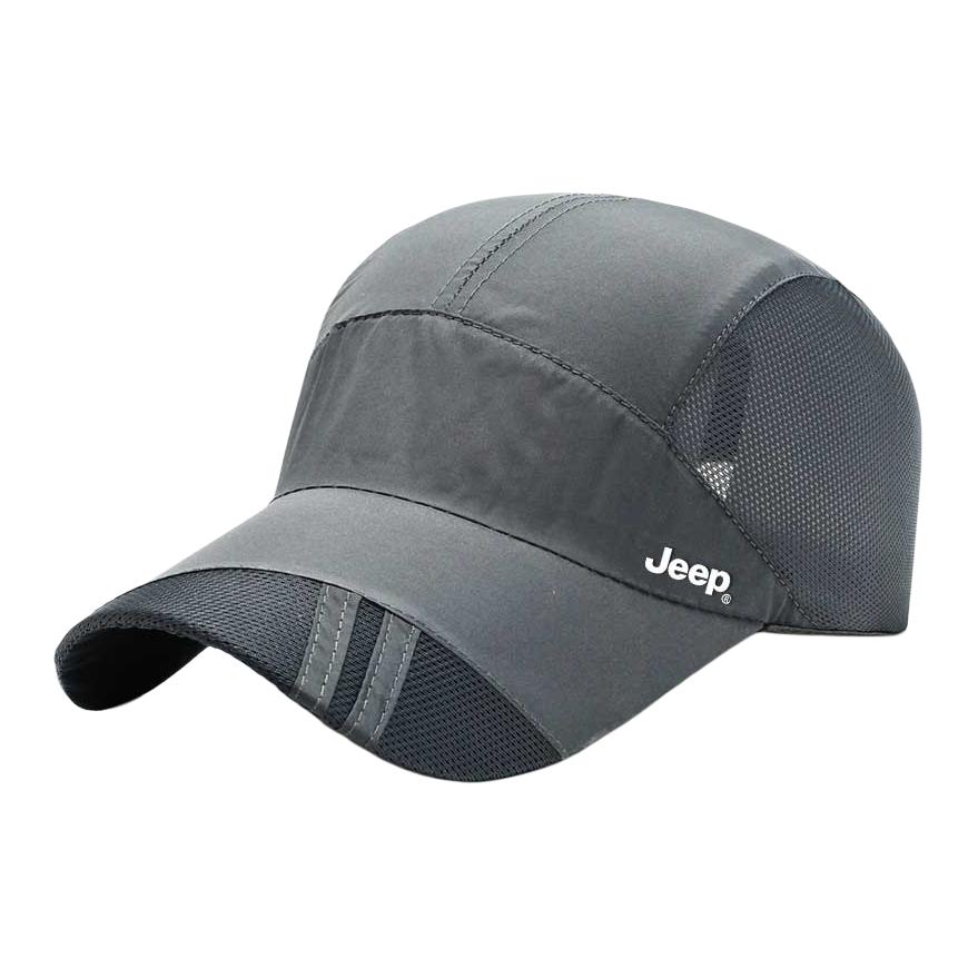 

Бейсболка из полиэстера Unisex Jeep, темно-серый