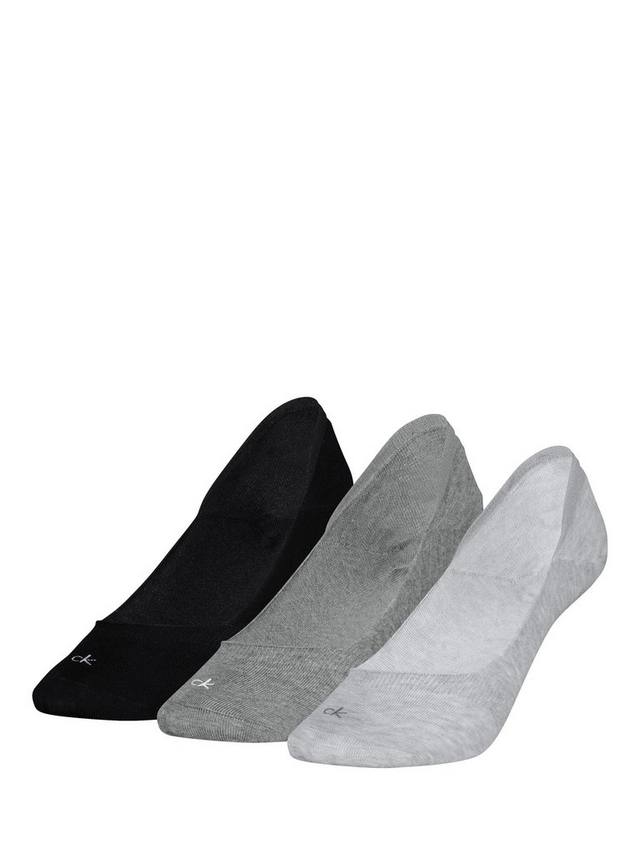 

Невидимые носки-подкладки Calvin Klein, Pack of 3, Grey Marl