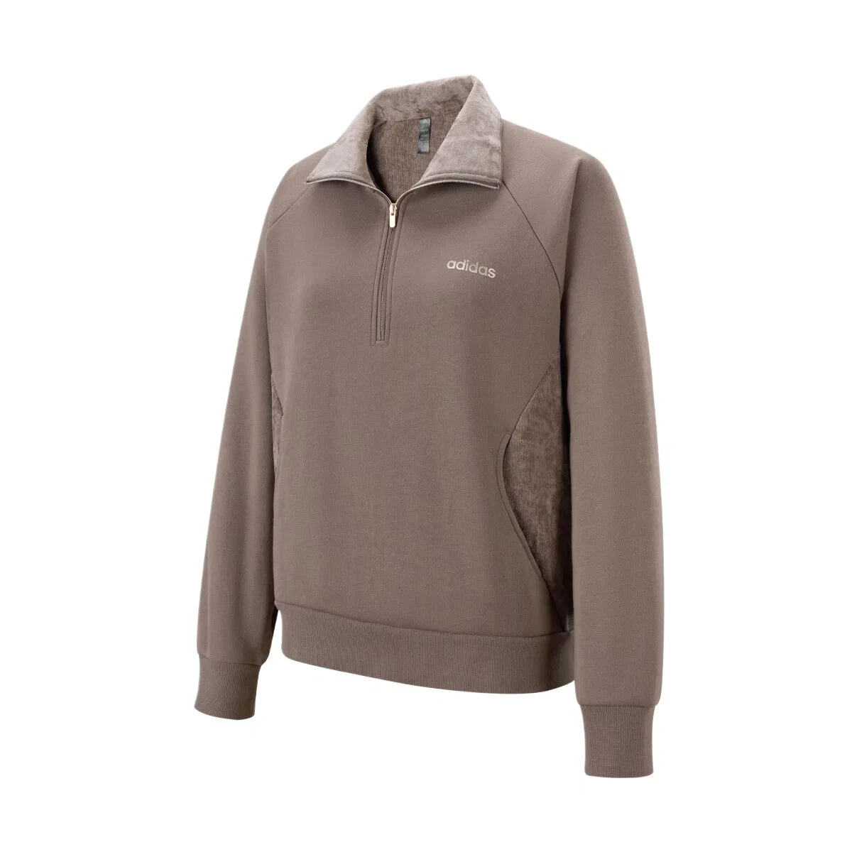 Свитшот женский Khaki Lapel Moderate Adidas