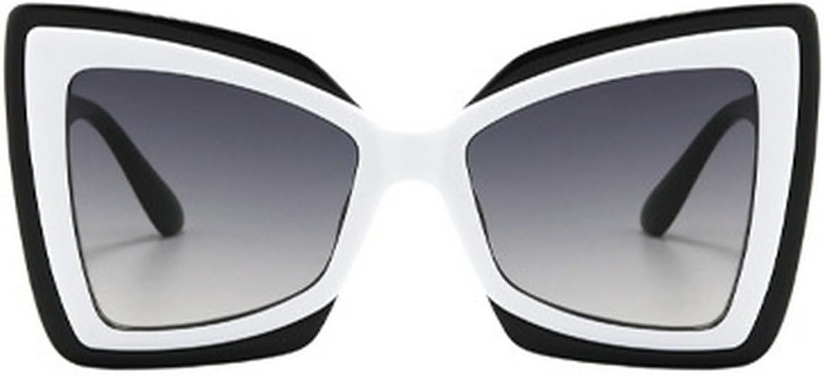 

Laureles Модные солнцезащитные очки большого размера «кошачий глаз» в стиле Y2k для женщин и мужчин, с градиентным переходом цвета, зеленые солнцезащитные очки с леопардовым принтом, дорожные очки L17, C1