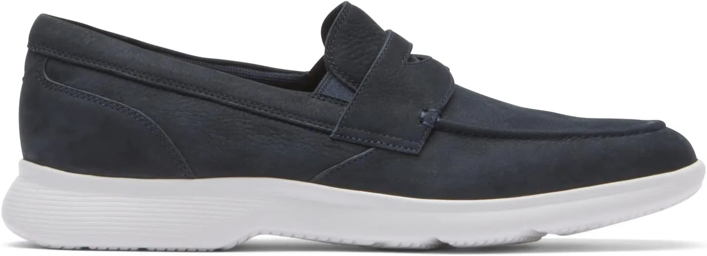 Мужские лоферы Rockport Truflex Dressports Penny Loafers, синий — фото 4