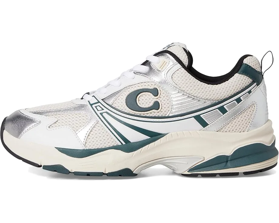 Кроссовки COACH Mesh Sneakers, Dark Teal Multi — фото 4