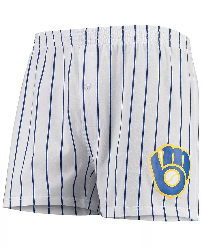 

Мужские белые боксеры Milwaukee Brewers Vigor Concepts Sport