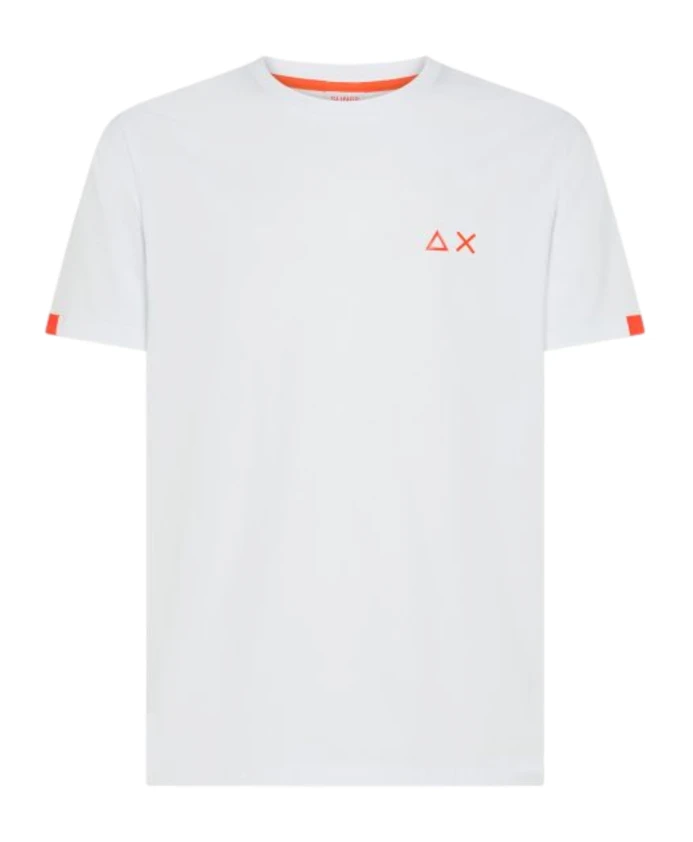 

Футболка из хлопкового трикотажа Sun68, белый