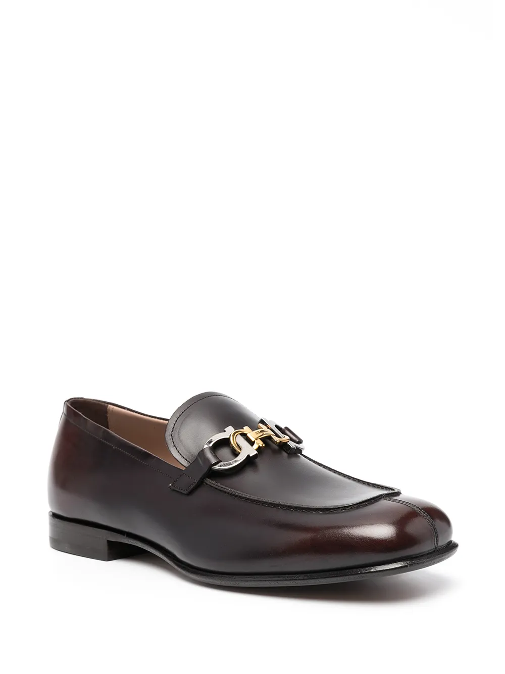 Лоферы Gancini с квадратным носком Ferragamo, черный — фото 2