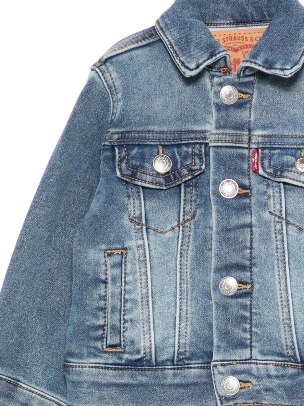 Джинсовая куртка Levi's Kids, синий — фото 3