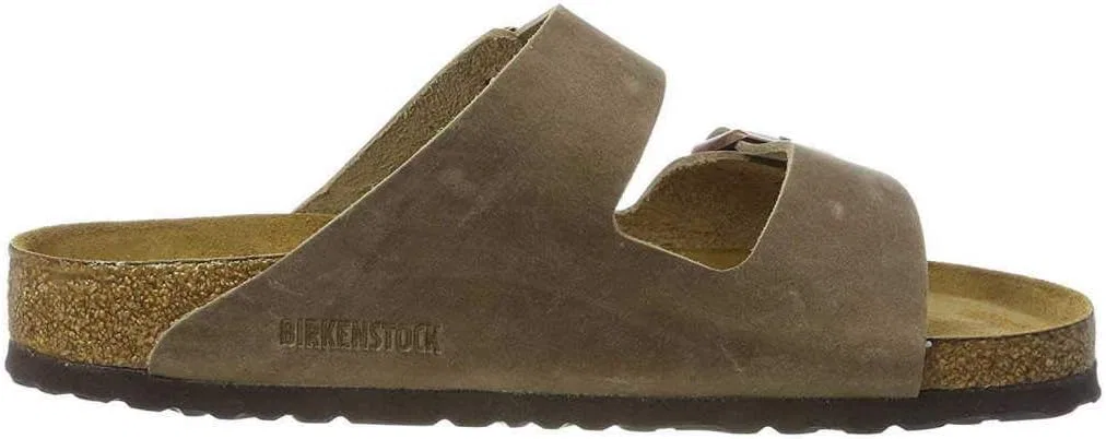 Взрослые, унисекс, классические домашние тапочки Birkenstock Arizona Classic Birko-Flor без задника, коричневый — фото 3