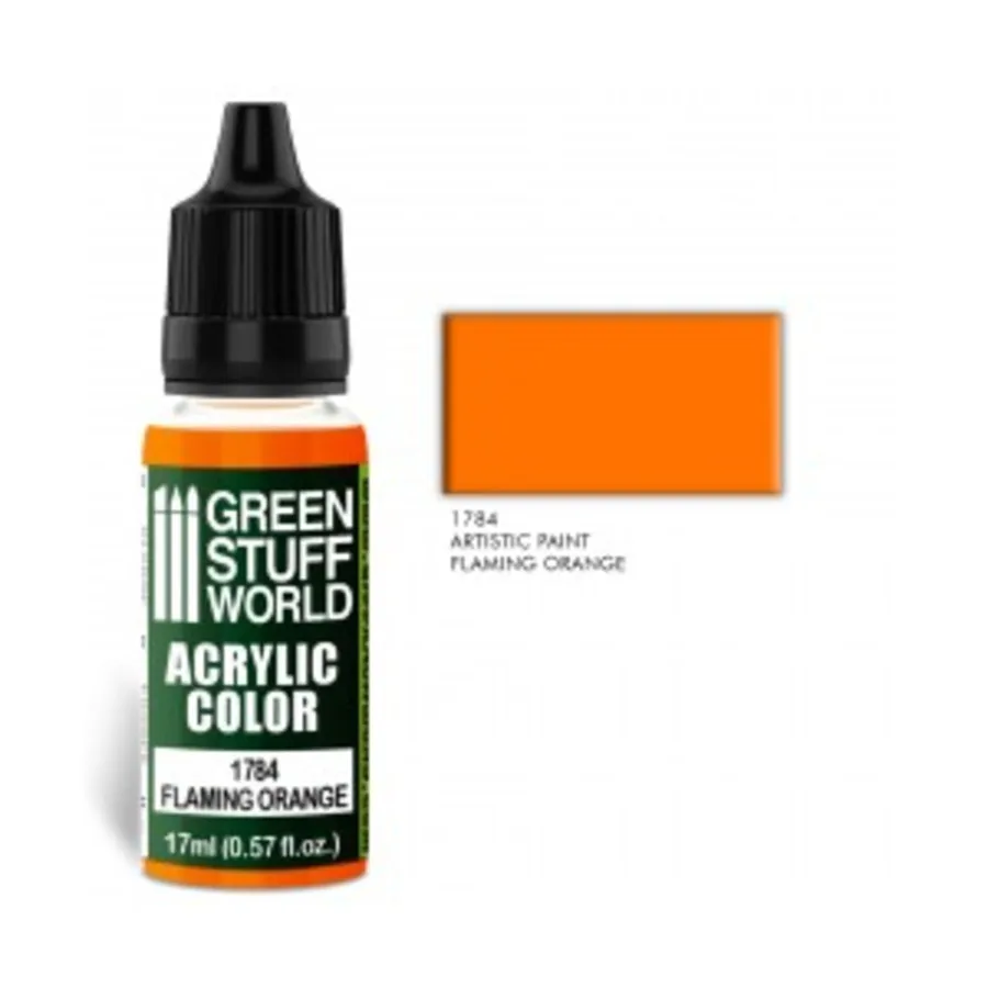 

Пылающий оранжевый, Paint - Acrylic Color Paint - 17ml (Green Stuff World)