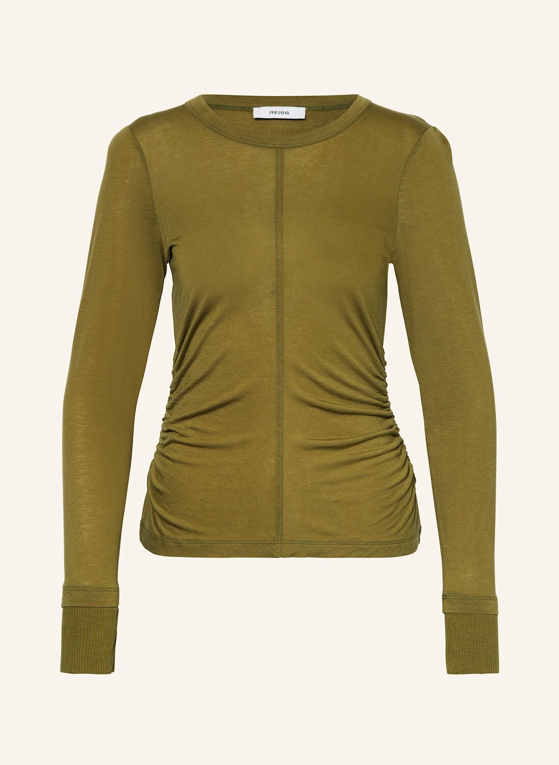 

Лонгслив сьерра REISS, зеленый