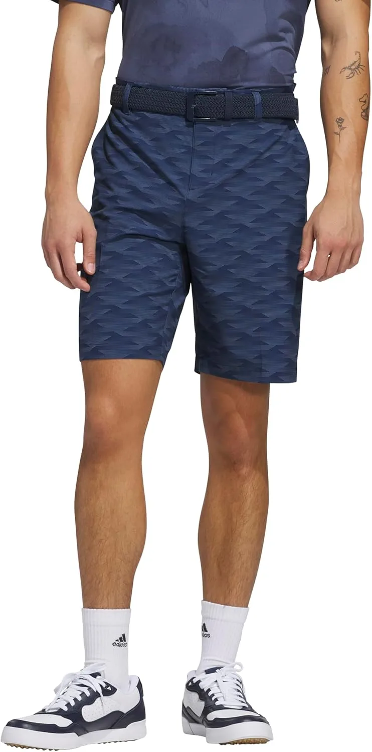 Шорты Adidas Mens Ultimate365 9-inch Printed, темно-синий — фото 2