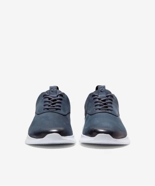 Мужские кроссовки из натуральной кожи Cole Haan Grand Cross Court тёмно-синие — фото 2
