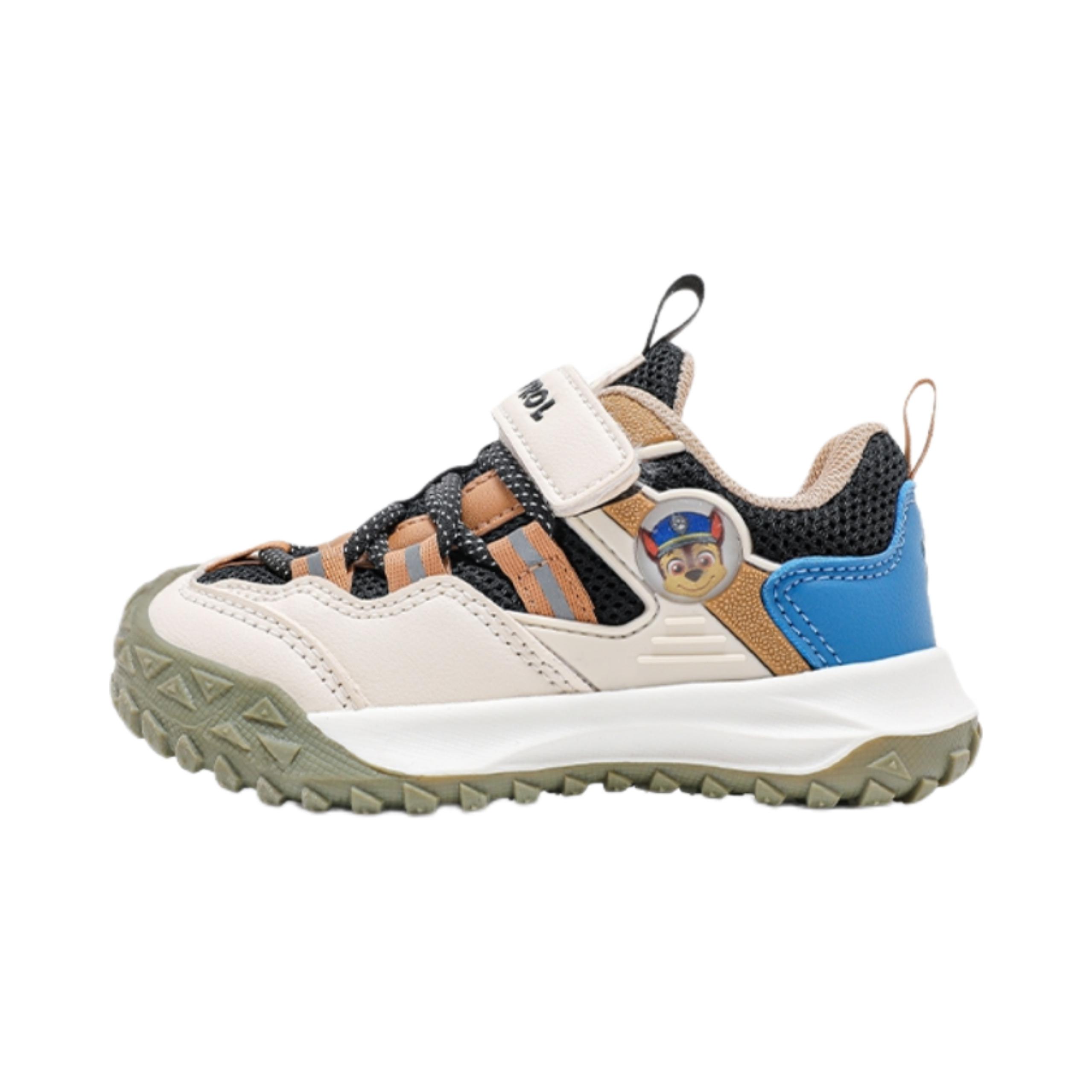 

Детские противоскользящие износостойкие повседневные кроссовки для детей 3-7 лет PAW PATROL, черный/бежевый