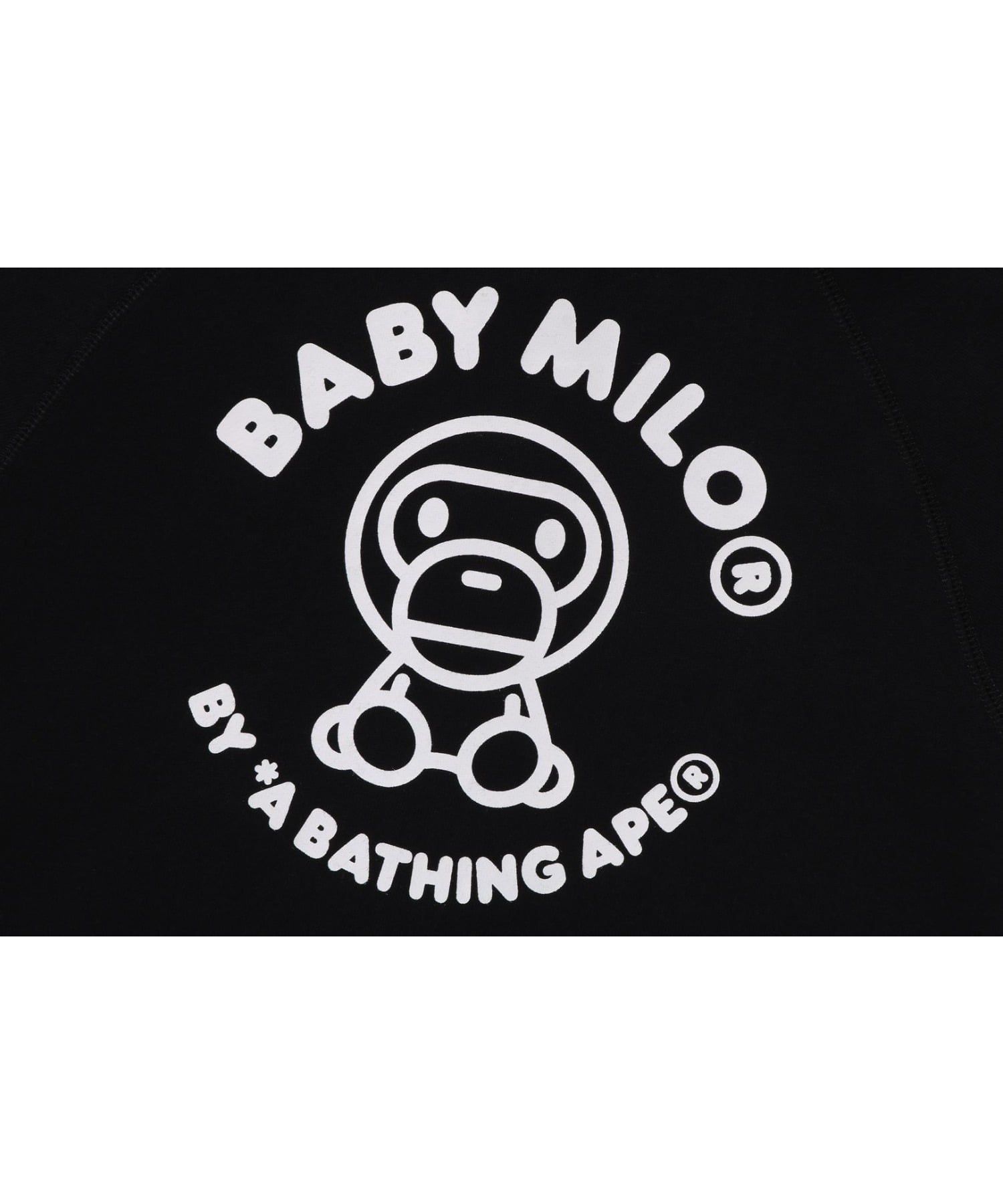 Худи на молнии Baby Milo Friends A BATHING APE, BLACK — фото 4
