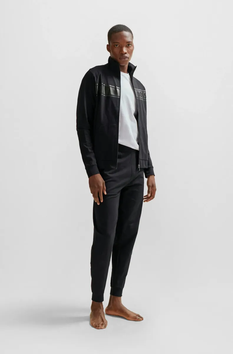 

Спортивные брюки BOSS "Authentic Pants", с кулиской, черный