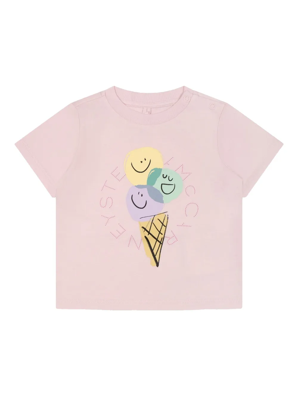 

Футболка Ice Cream Stella McCartney Kids, розовый