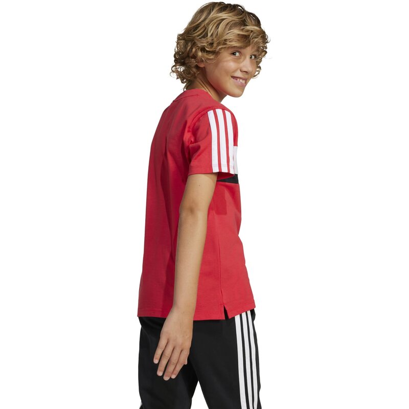 Рубашка сезонная базовая Tiberio 3-Stripes для детей Adidas, мультиколор — фото 3