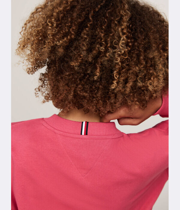 Толстовка детская Tommy Hilfiger Timeless, розовый — фото 4