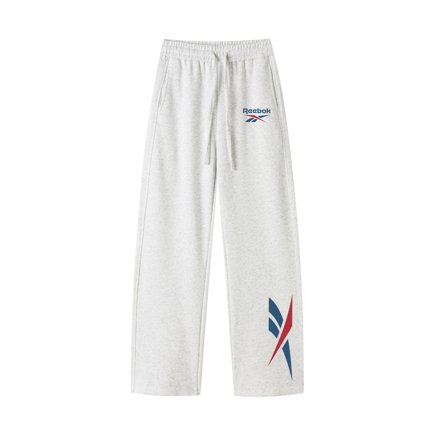 

Повседневные брюки Unisex Moderate Straight Fit Reebok, heather белый (fleece-lined)