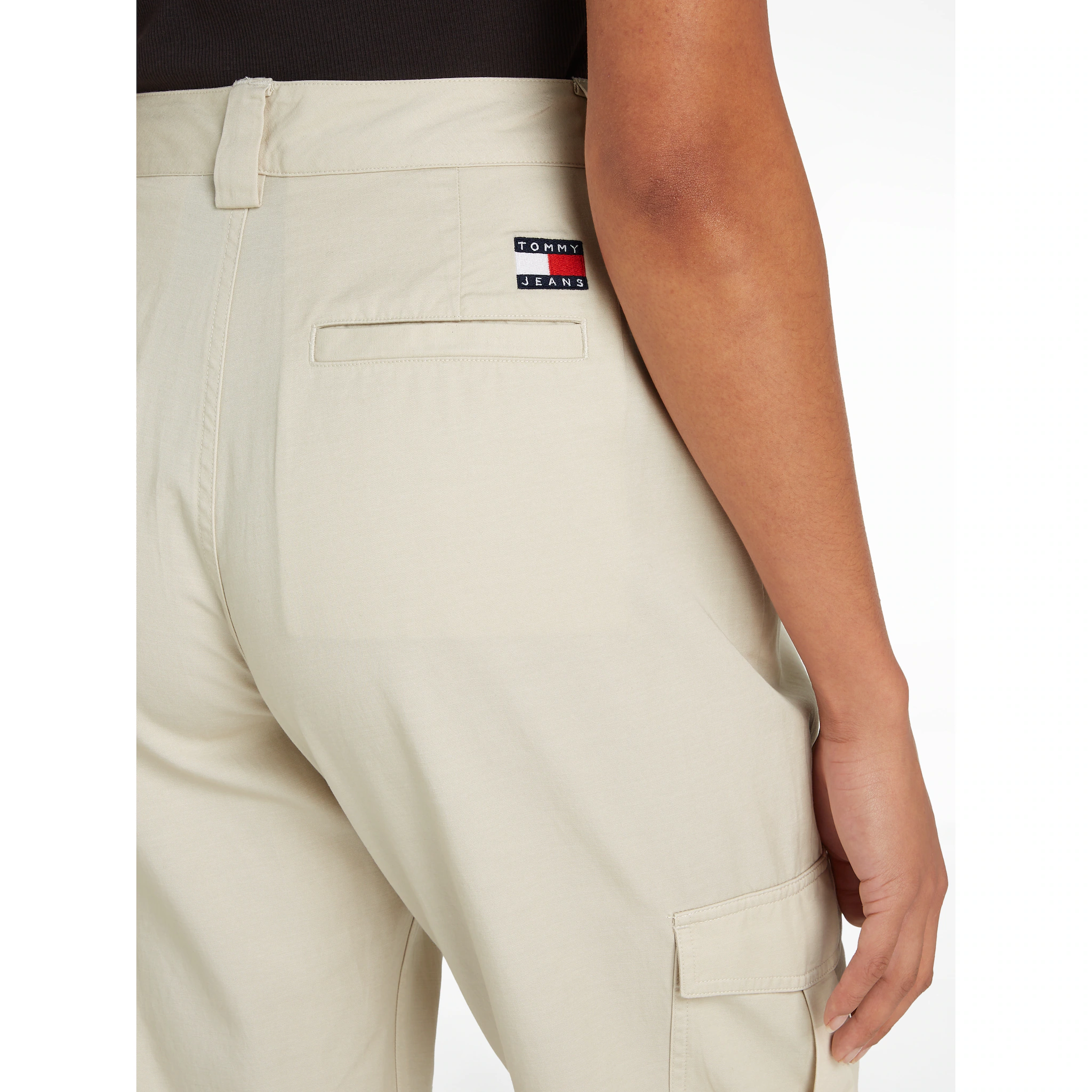 Брюки-карго Tommy Jeans "TJW STRETCH MR CARGO PANT", модной формы карго, цвет Newsprint — фото 3