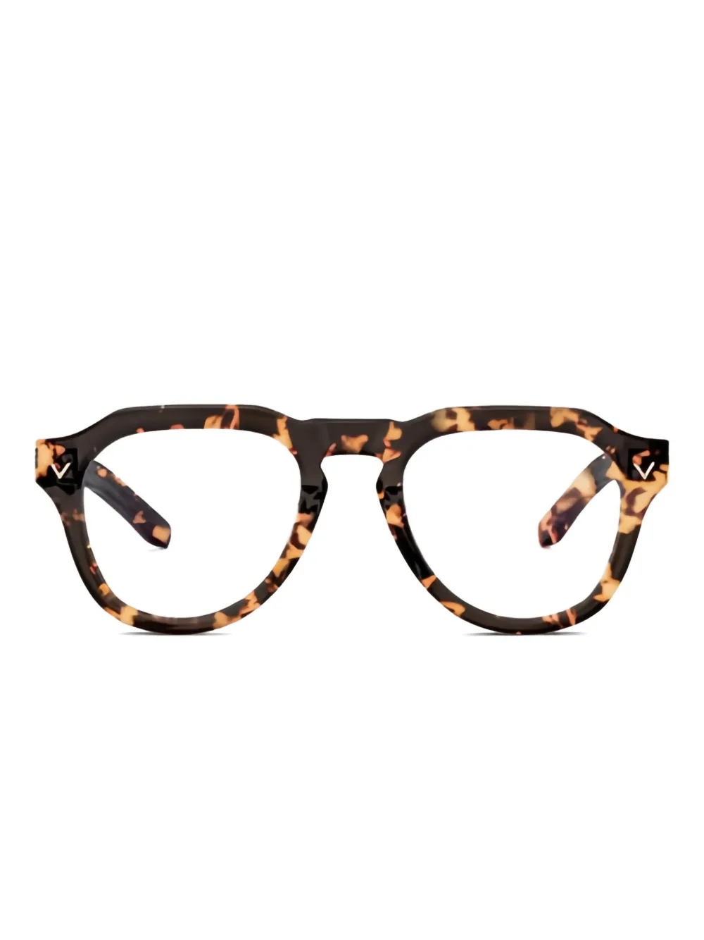 

Очки в оправе пилота черепахового цвета VALENTINO GARAVANI EYEWEAR, коричневый