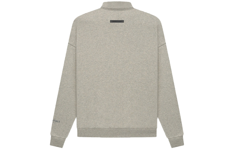 Футболка с воротником-стойкой из основной коллекции Fear Of God Essentials, цвет Dark Oat — фото 3