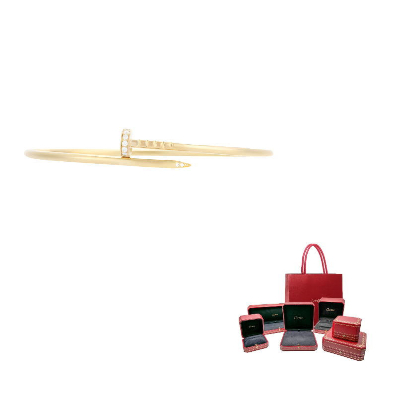 

Cartier Карат золотые браслеты унисекс gold