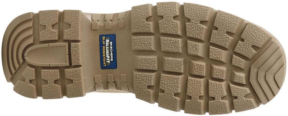 Мужские тактические ботинки Skechers Wascana - Baylan с мягким воротником и защитным носком, Camel — фото 3