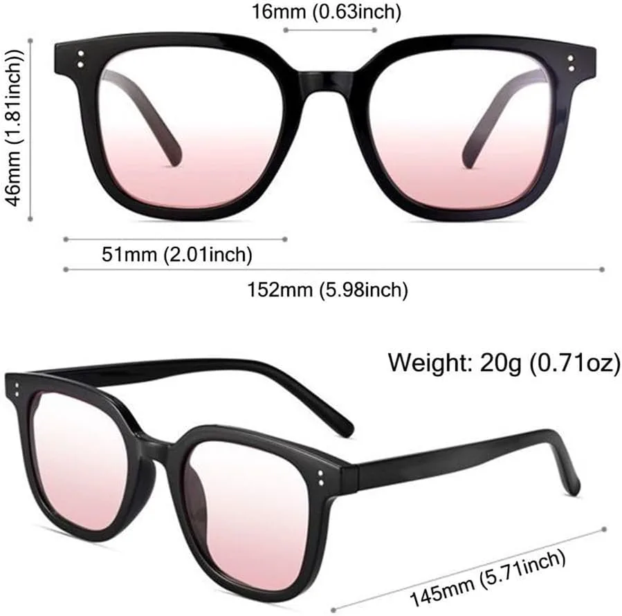 

Солнцезащитные очки с градиентным переходом цвета, квадратные солнцезащитные очки, повседневные очки с защитой от УФ-излучения UV400 DSVIGF, A -Black-green