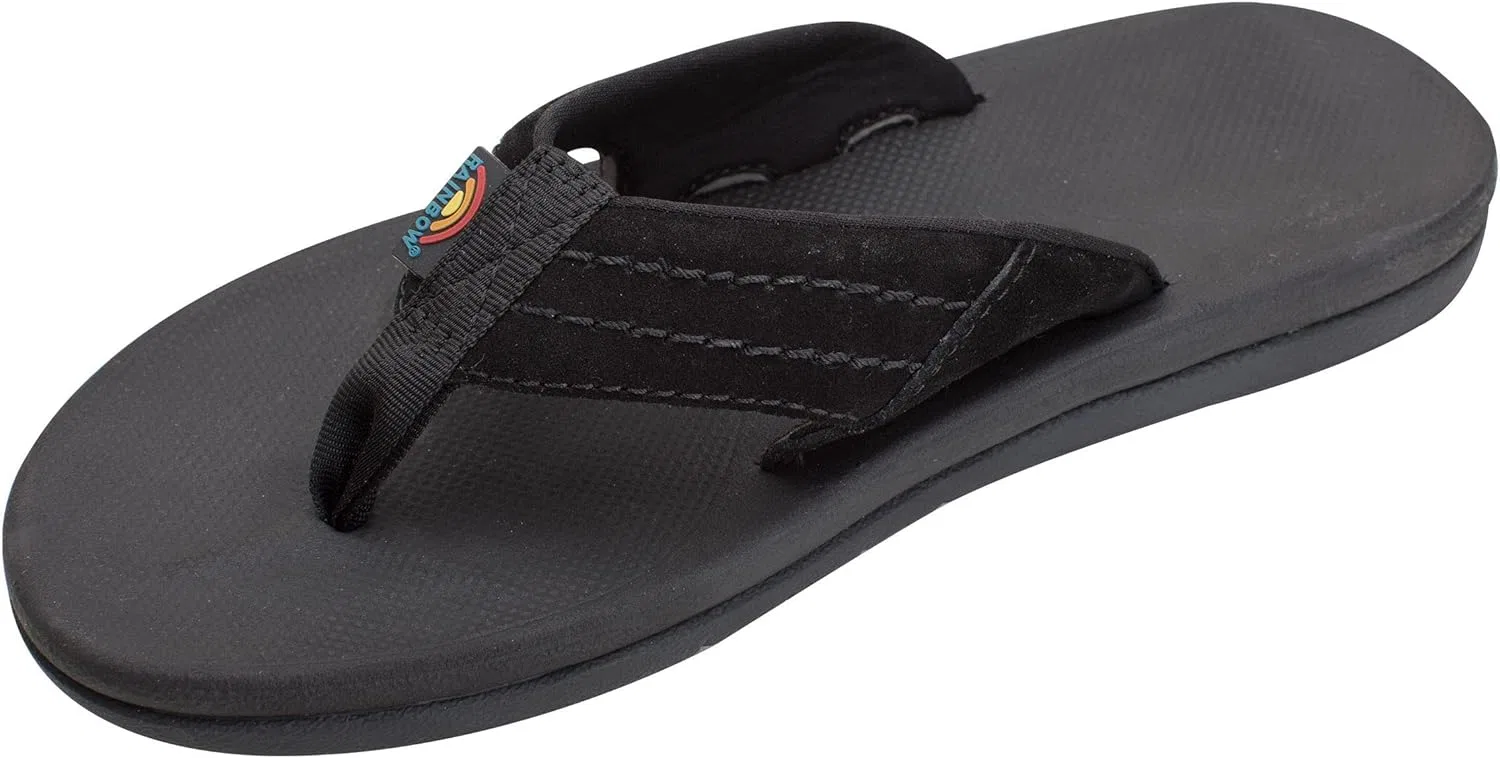 Сандалии из формованной резины Rainbow, Black Rainbow Sandals