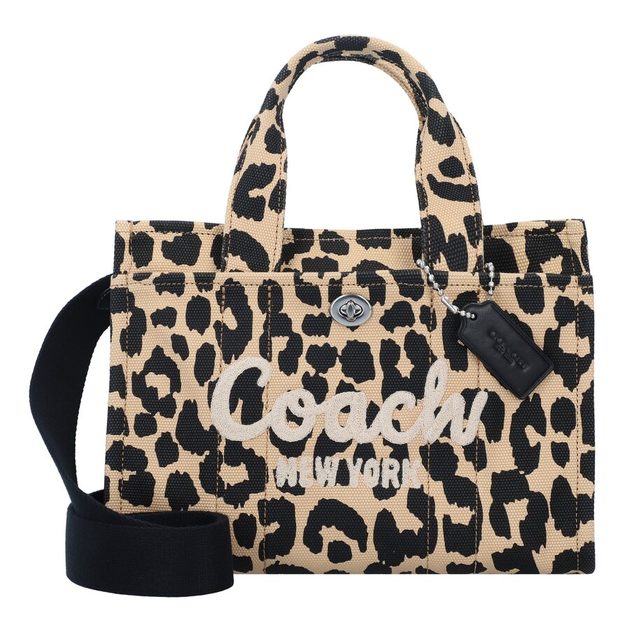 

Сумочка COACH CARGO TOTE BAG 26 WITH LEOPARD PRINT, Brown