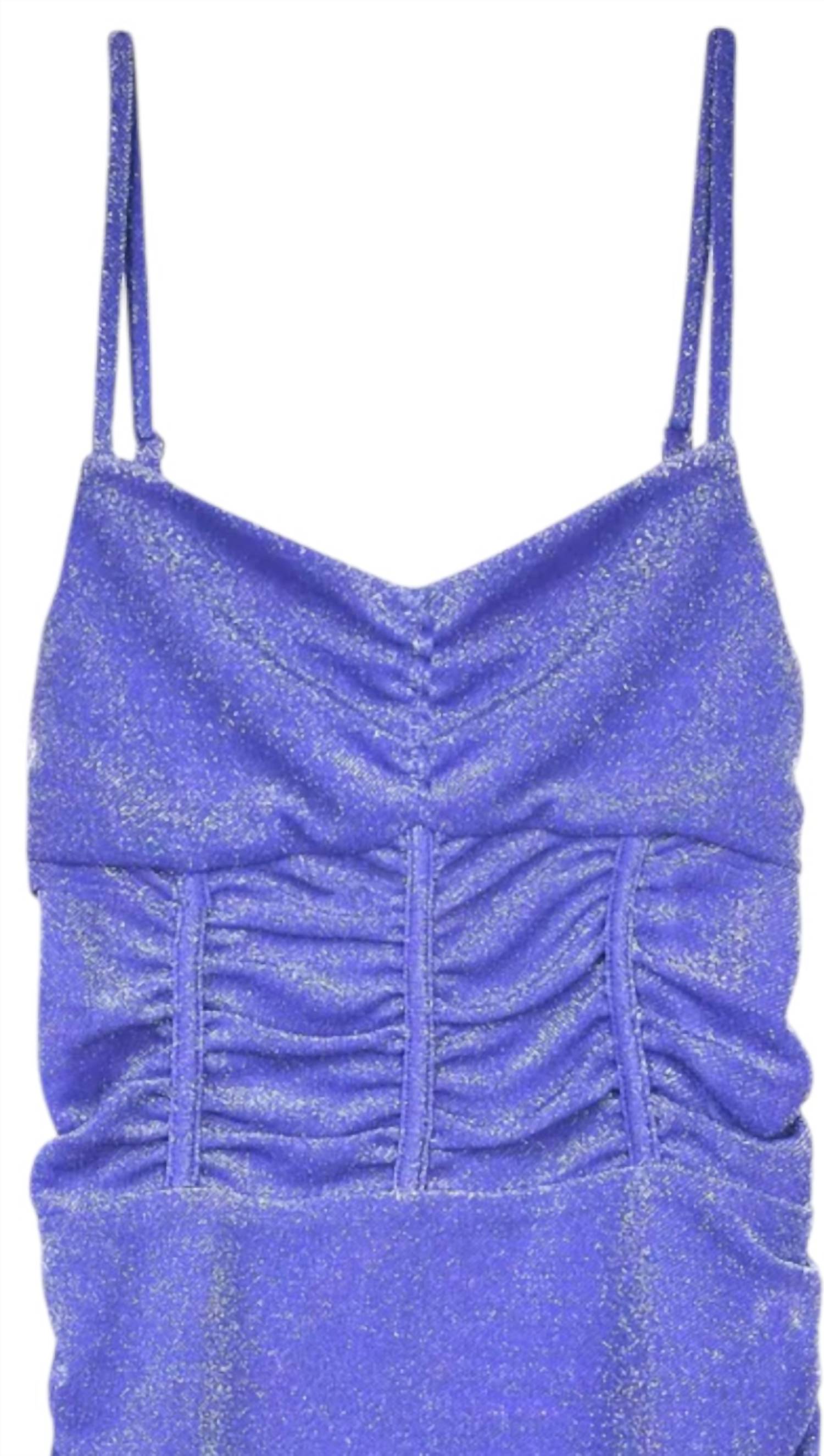 Детское платье Lola Sparkle в цвете барвинок для девочек-подростков KatieJnyc, Periwinkle — фото 2