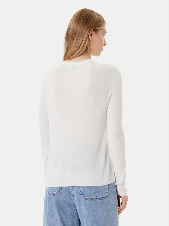 Свитер regular fit LV044C339G Calvin Klein, экрю — фото 3