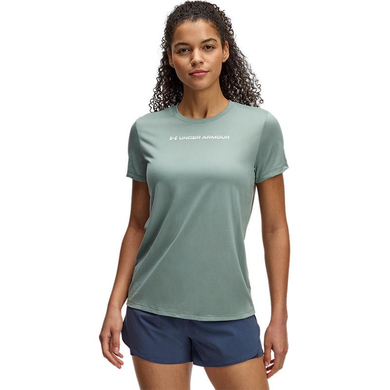 

Under Armour Футболка Tech женская lime green, Зеленый, Under Armour Футболка Tech женская lime green