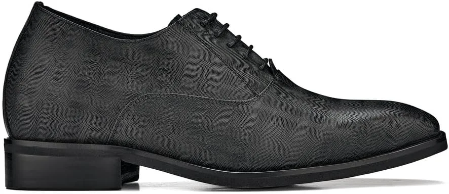 

Мужские туфли-оксфорды CALTO с невидимым лифтом роста - кофейно-коричневые, из микроперфорированной кожи, на шнуровке, классические, на 7,5 см выше - Y3521 - Размер 12 D(M) US No Brand, черный