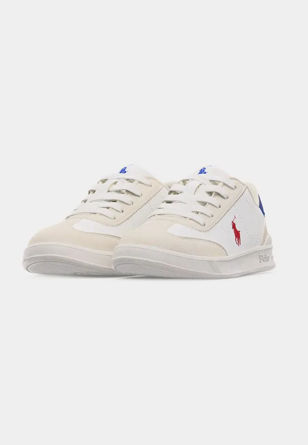Кроссовки унисекс hollis Polo Ralph Lauren, White/Grey/Royal/Red — фото 3