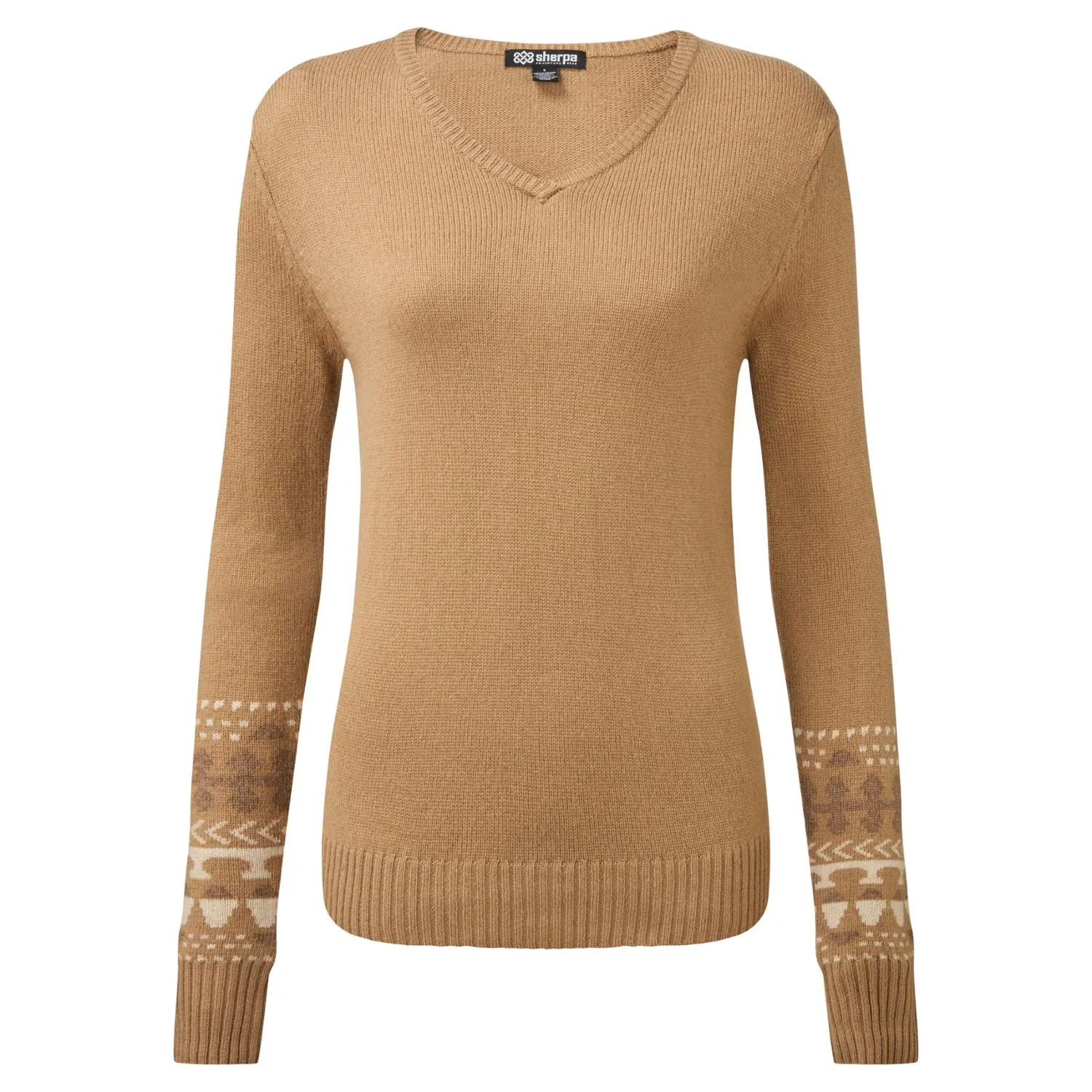 

Свитер с V-образным вырезом Майя - Для женщин Sherpa Adventure Gear, Caramel