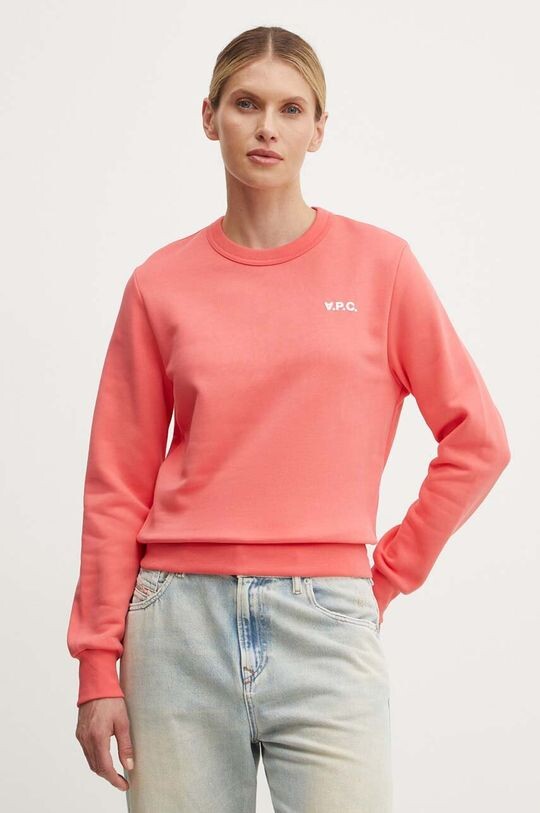 

Толстовка Sweatboxy Petit из хлопка VPC A.P.C., оранжевый