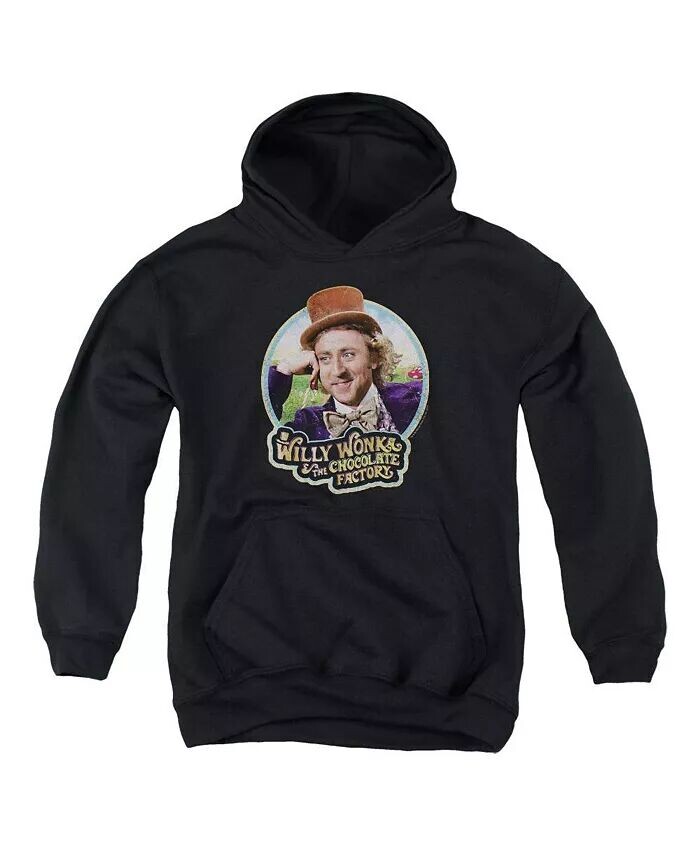 

Молодежь It's Scrumdiddlyumptious Pull Over Hoodie / Толстовка с капюшоном Willy Wonka And The Chocolate Factory, черный