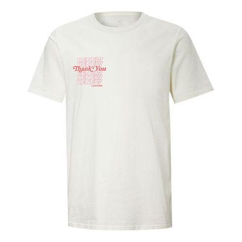 

Футболка Converse reversible Alphabet Printing Short Sleeve Creamy White, кремовый