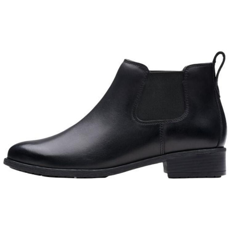 Женские ботинки Clarks челси с острым носком, черный