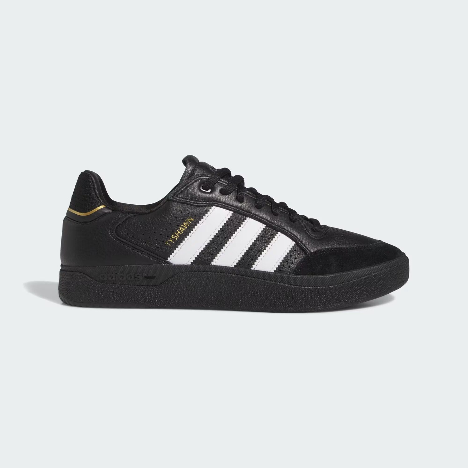 

Туфли Тишон Adidas, цвет Core Black/Cloud White/Gold Metallic