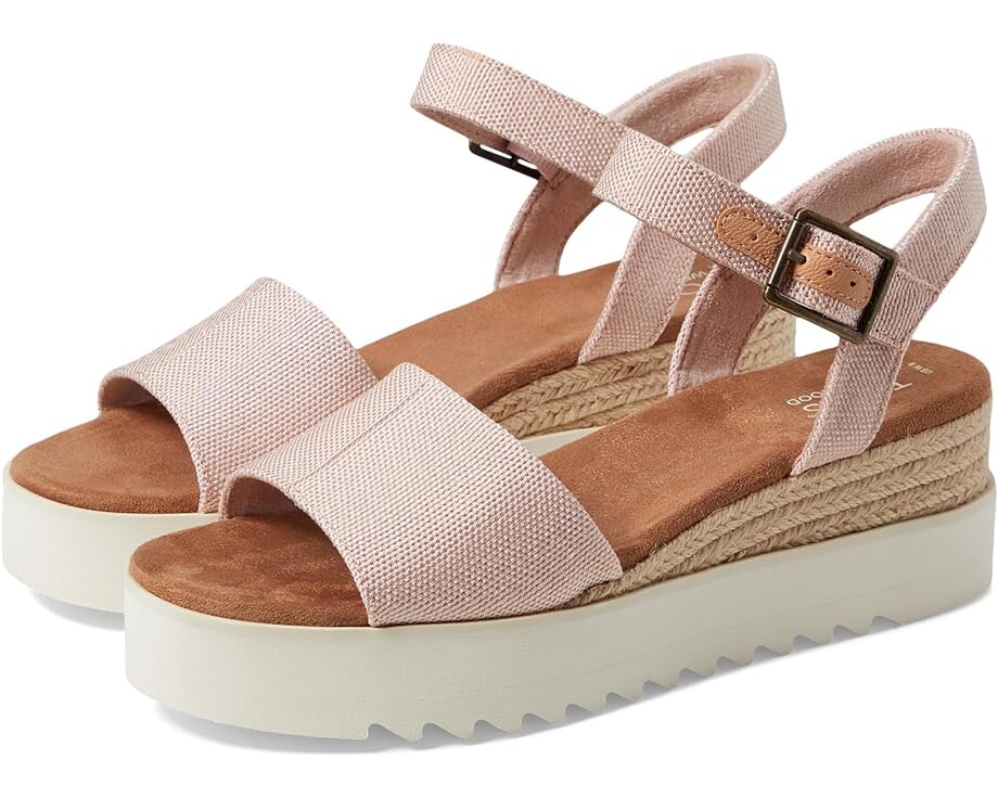 

Туфли TOMS Diana, цвет Ballet Pink Woven
