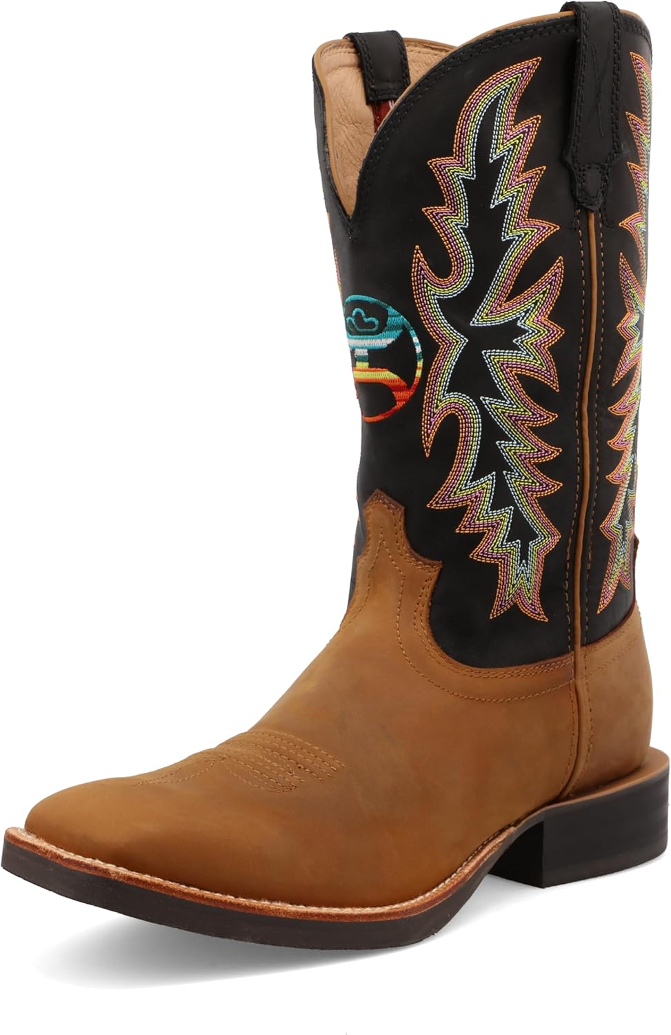 

Ботинки Twisted X Men's 12 WS Toe Hooey - Западные с запряжкой, черный