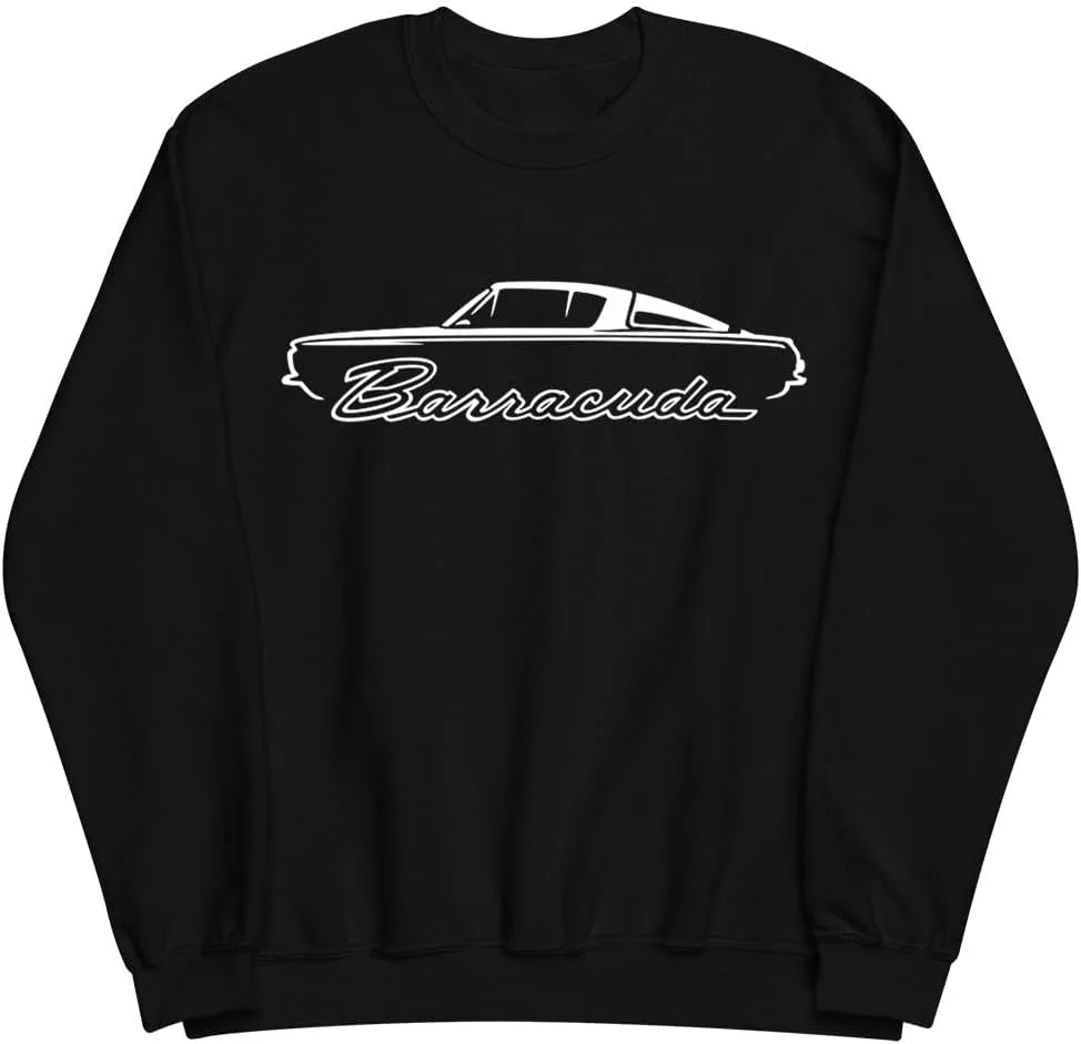 Свитшот мужской Plymouth Barracuda с классическим силуэтом мускул-кара