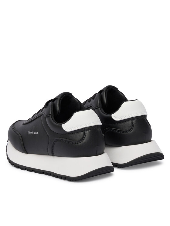 Кроссовки Low Cut Lace-Up Sneaker V3A9-83110-1355 S Calvin Klein, черный — фото 3