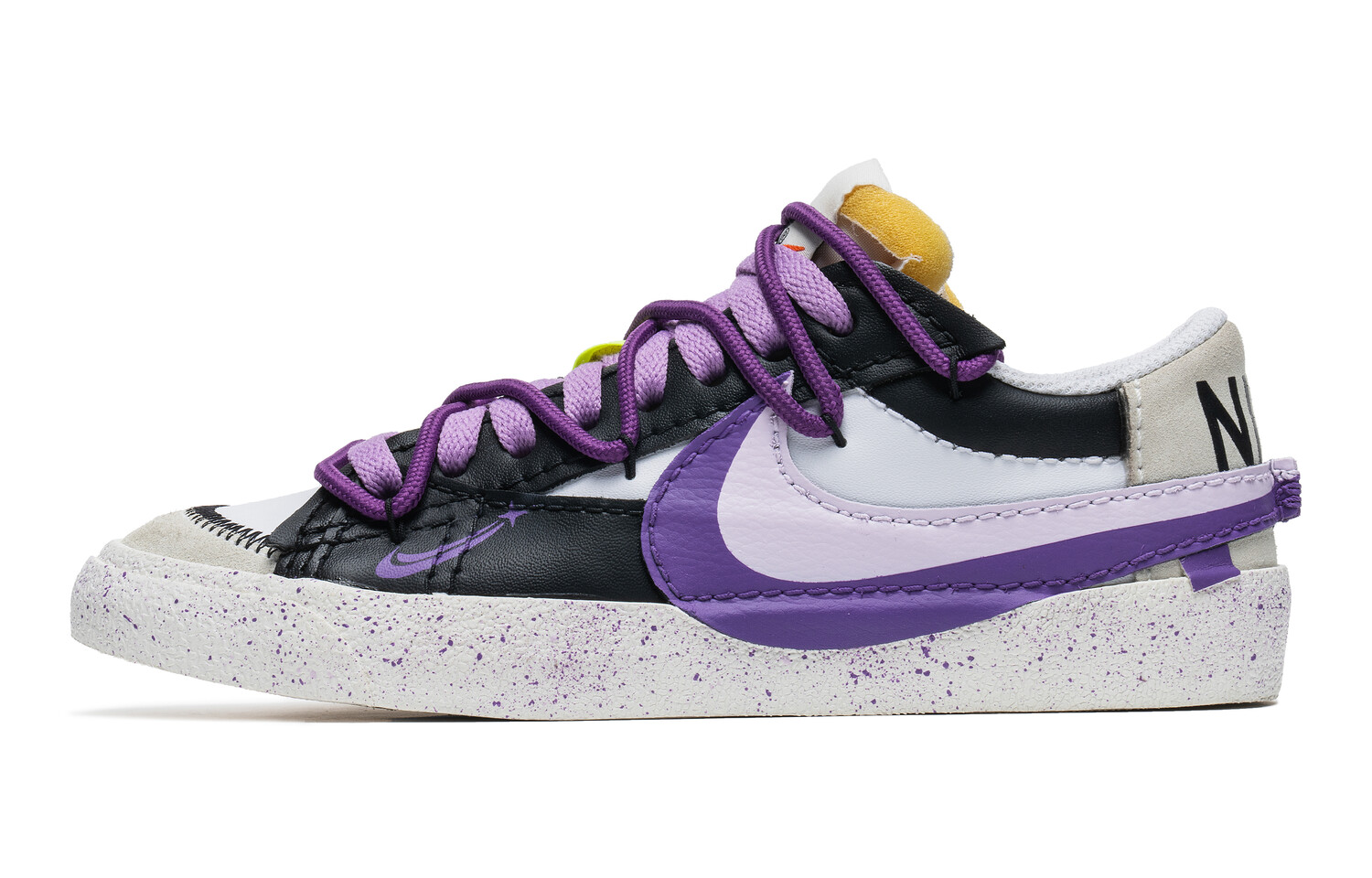 Кроссовки Nike Blazer Skateboard Shoes Women's Low-Top Black White
